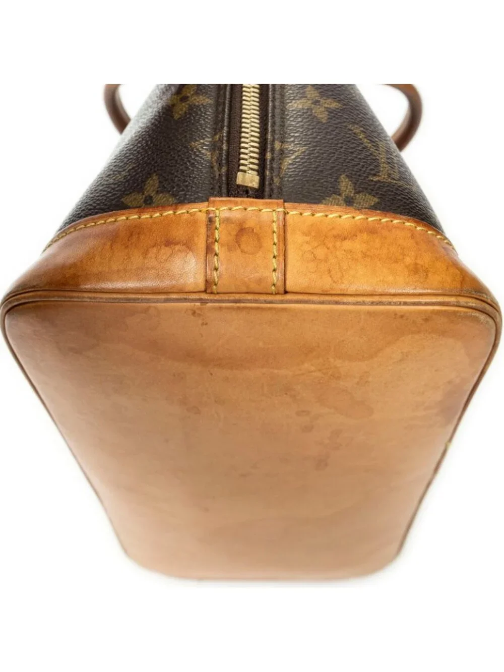 Louis Vuitton Alma Brown Monogram Canvas Handbag